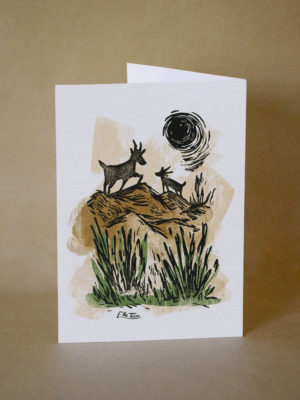 כרטיס ברכה עיזים