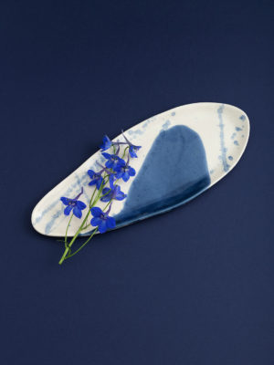 מגש אירוח כחול / L