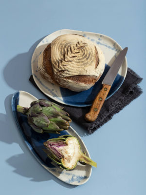 צלחת כחולה / L