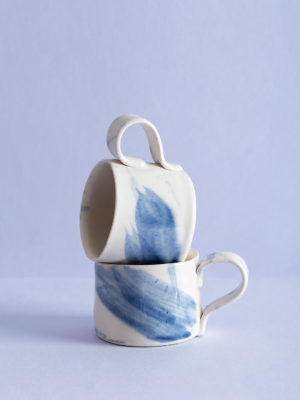 כוס אספרסו כחולה