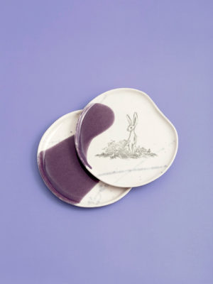 צלחת סגולה / M