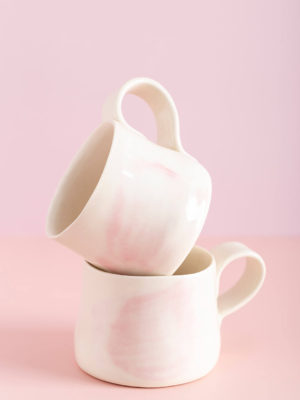 כוס אספרסו ורודה